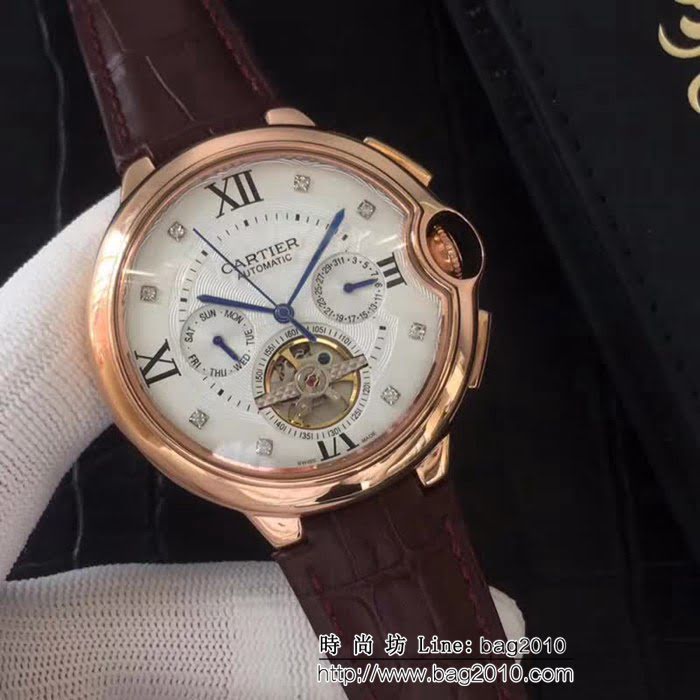 CARTIER卡地亞 熱賣精品 全自動機械 男士腕表 WSS2459